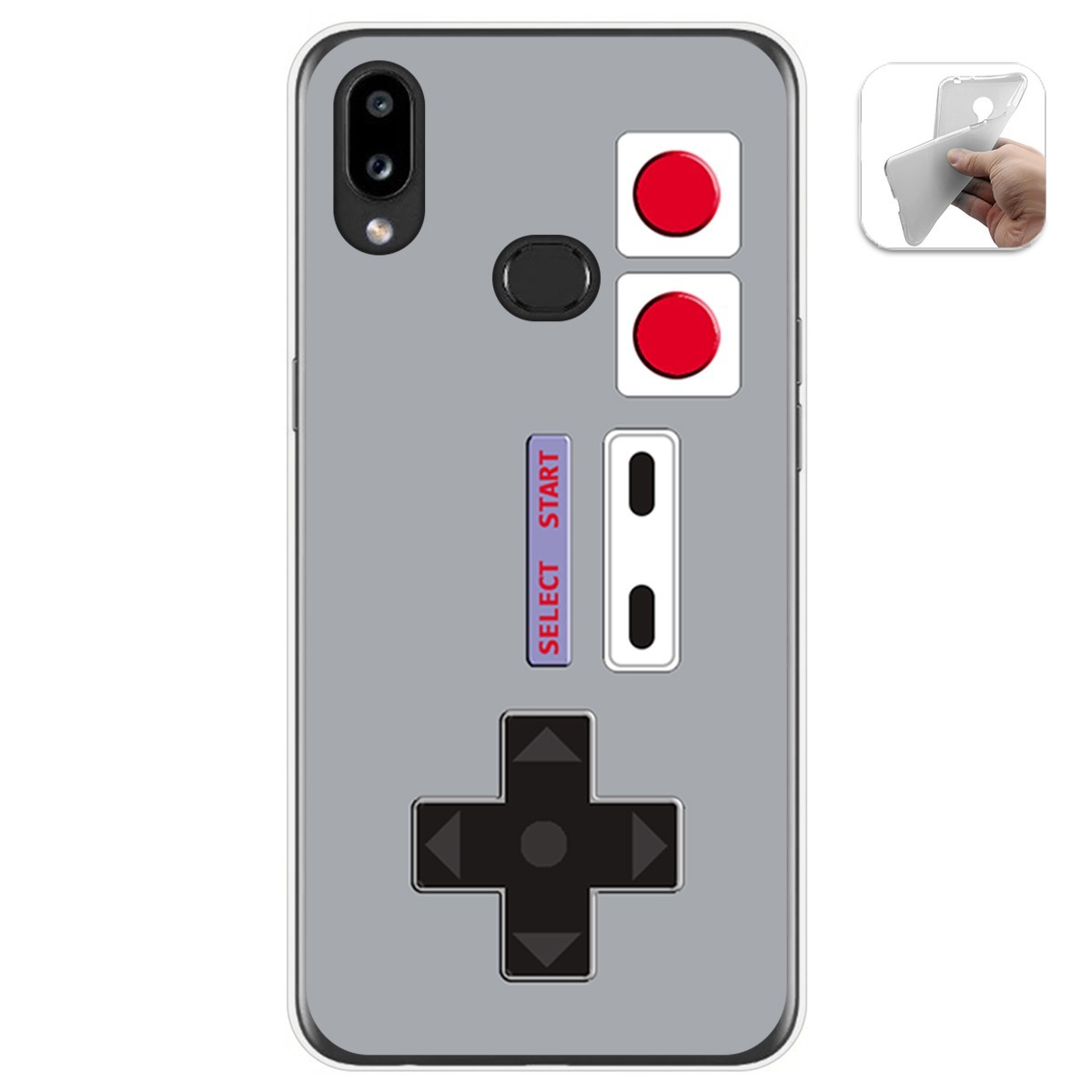 Funda Gel Tpu para Samsung Galaxy A10s diseño Consola Dibujos