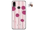 Funda Gel Tpu para Samsung Galaxy A10s diseño Flores Vintage Dibujos