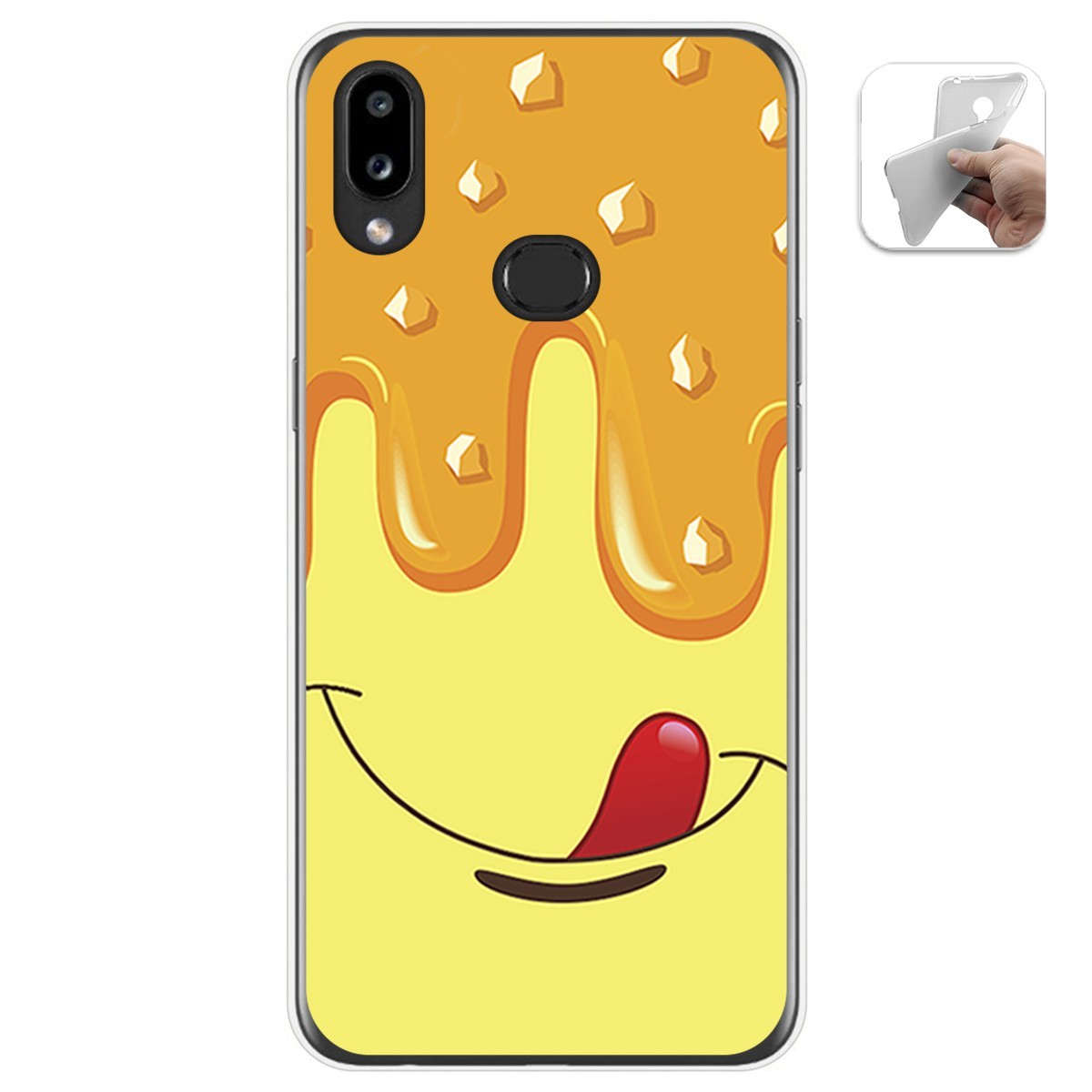Funda Gel Tpu para Samsung Galaxy A10s diseño Helado Vainilla Dibujos