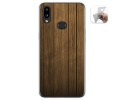 Funda Gel Tpu para Samsung Galaxy A10s diseño Madera Dibujos