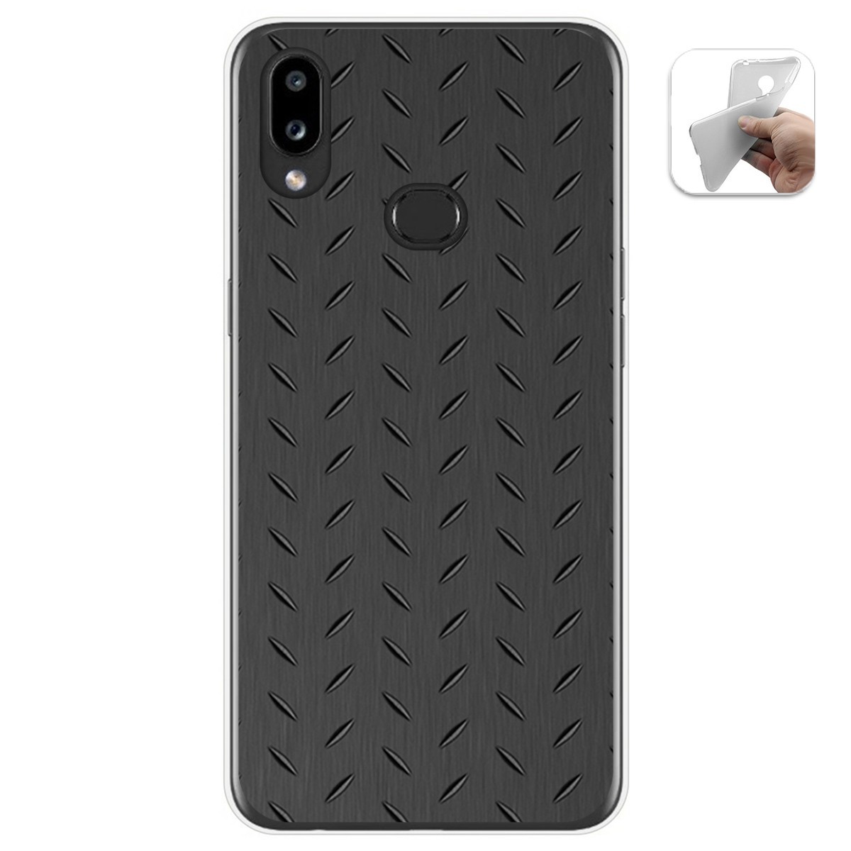 Funda Gel Tpu para Samsung Galaxy A10s diseño Metal Dibujos