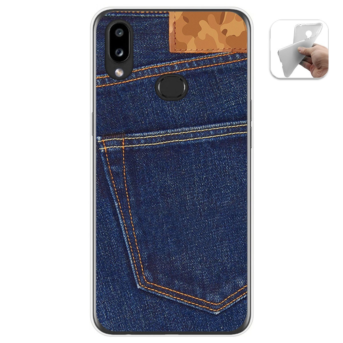 Funda Gel Tpu para Samsung Galaxy A10s diseño Vaquero Dibujos