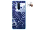 Funda Gel Tpu para Realme X2 Pro diseño Circuito Dibujos