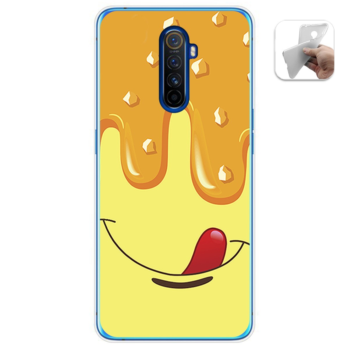 Funda Gel Tpu para Realme X2 Pro diseño Helado Vainilla Dibujos