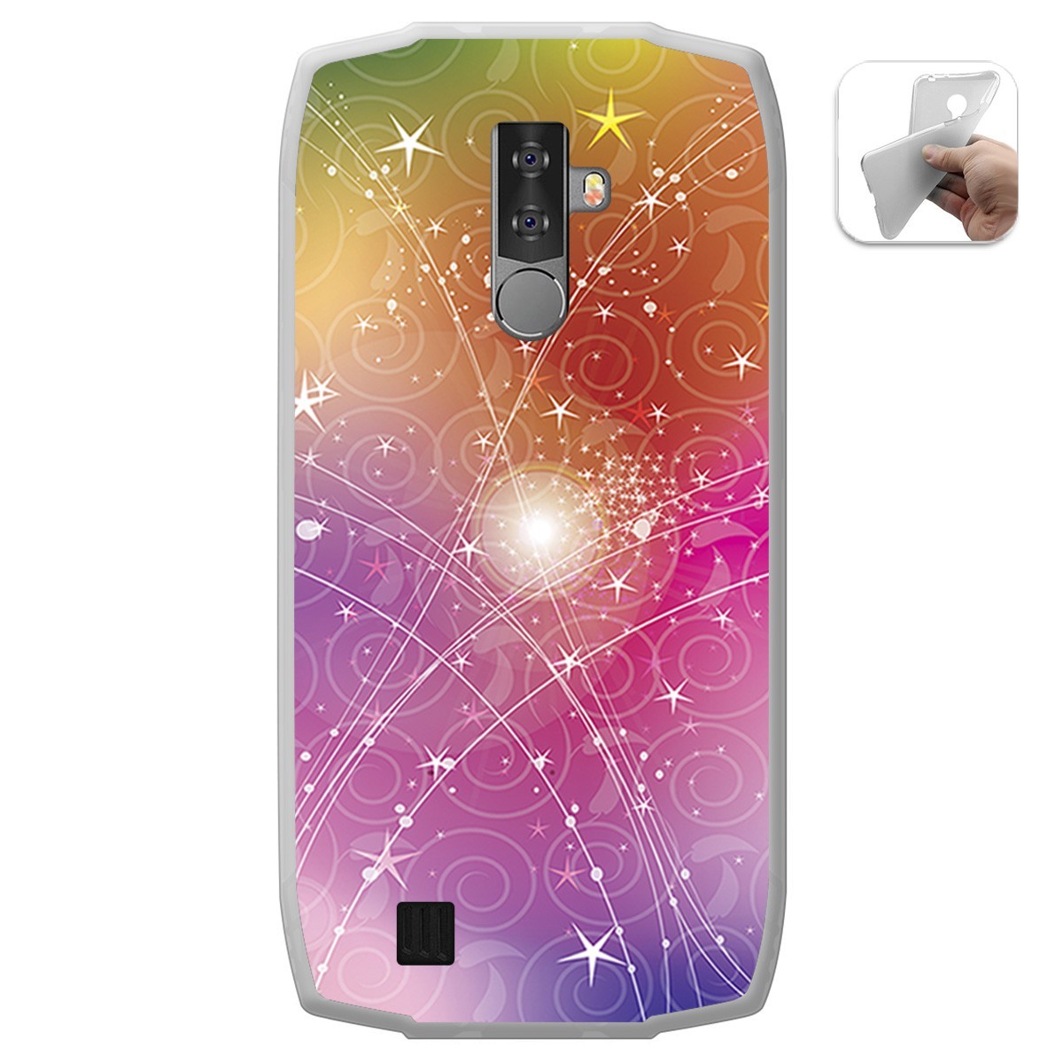 Funda Gel Tpu para Blackview BV6800 Pro diseño Abstracto Dibujos