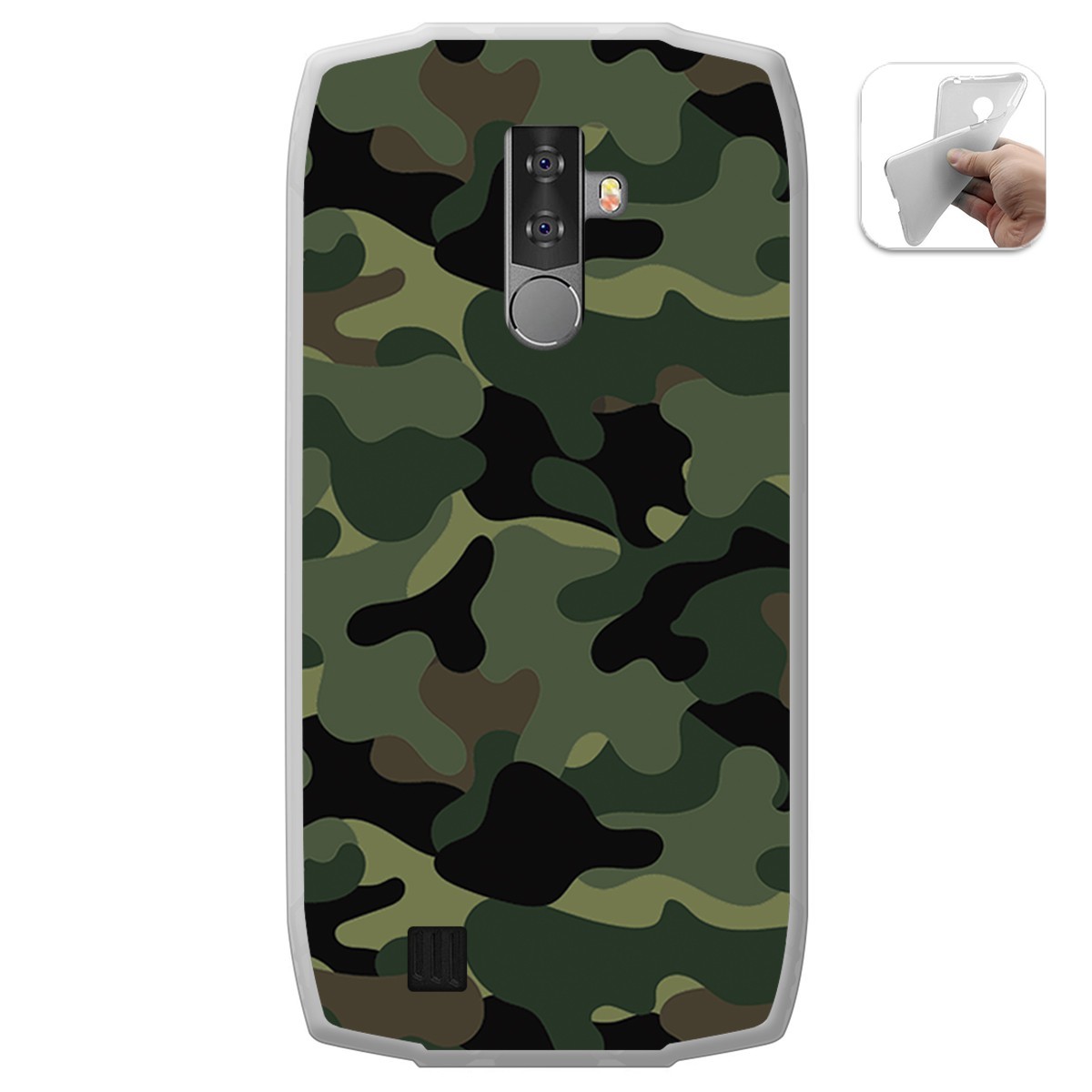 Funda Gel Tpu para Blackview BV6800 Pro diseño Camuflaje Dibujos