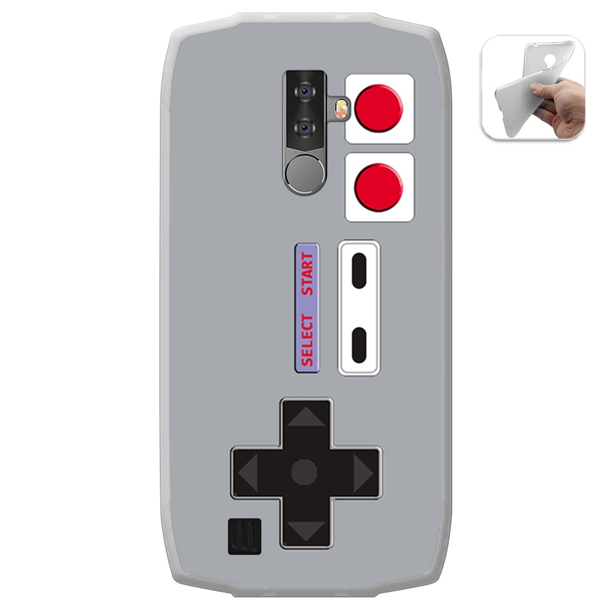 Funda Gel Tpu para Blackview BV6800 Pro diseño Consola Dibujos