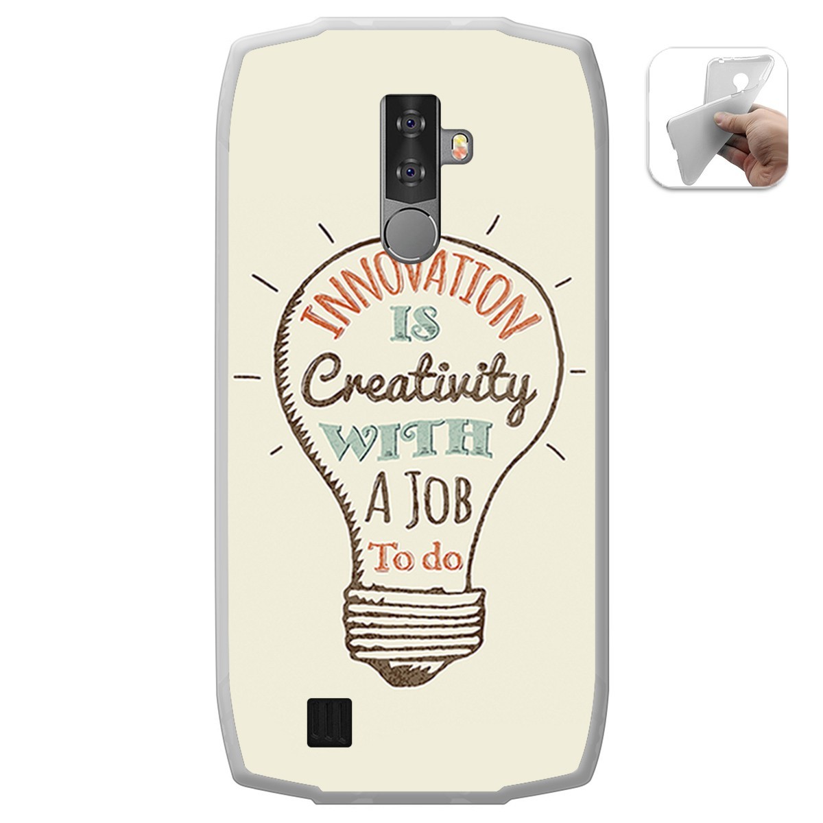 Funda Gel Tpu para Blackview BV6800 Pro diseño Creativity Dibujos