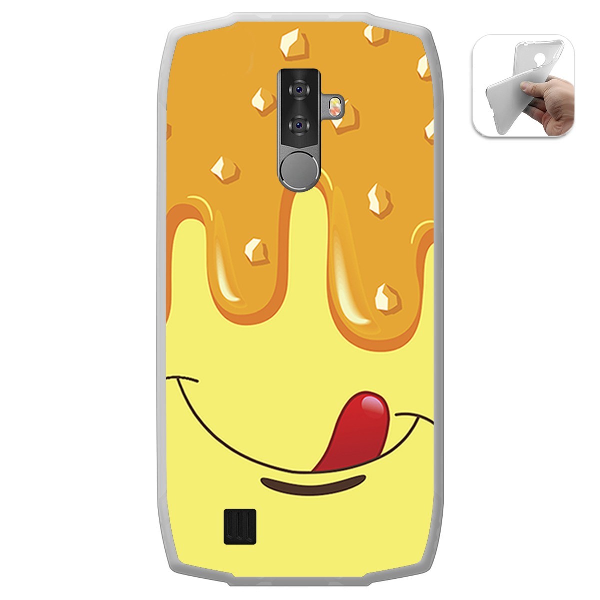 Funda Gel Tpu para Blackview BV6800 Pro diseño Helado Vainilla Dibujos