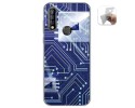 Funda Gel Tpu para Oukitel C17 Pro diseño Circuito Dibujos