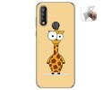 Funda Gel Tpu para Oukitel C17 Pro diseño Jirafa Dibujos