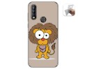Funda Gel Tpu para Oukitel C17 Pro diseño Leon Dibujos