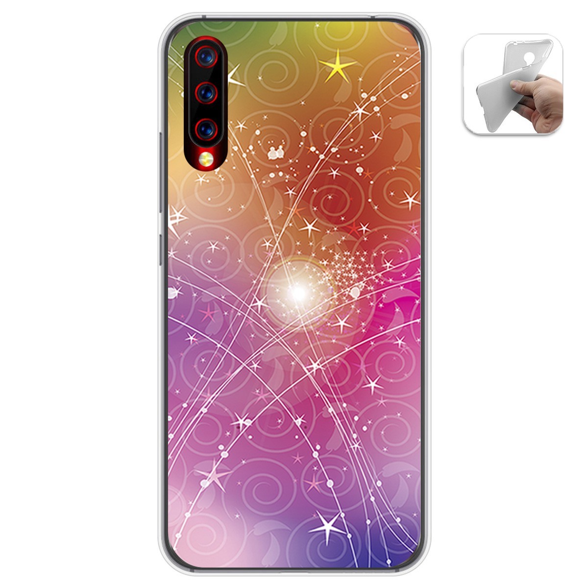 Funda Gel Tpu para Umidigi X diseño Abstracto Dibujos