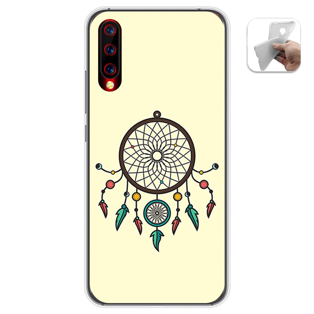 Funda Gel Tpu para Umidigi X diseño Atrapasueños Dibujos