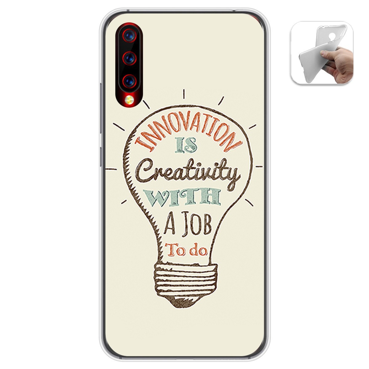 Funda Gel Tpu para Umidigi X diseño Creativity Dibujos