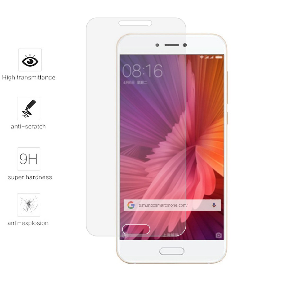 Protector Cristal Templado para Xiaomi Mi 5C Vidrio