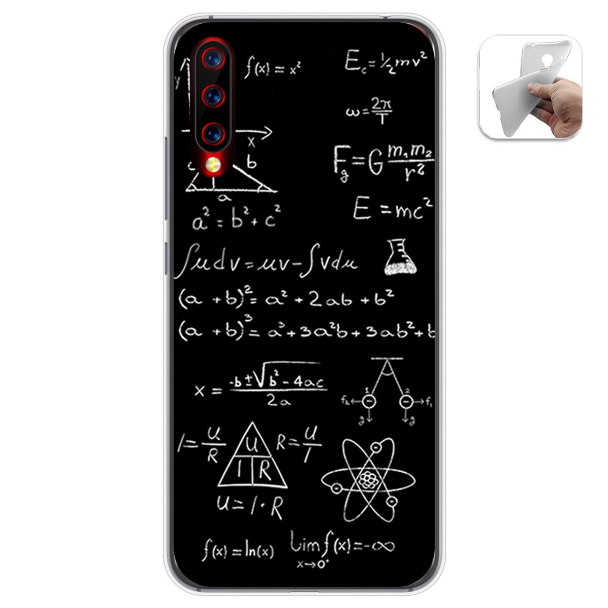 Funda Gel Tpu para Umidigi X diseño Formulas Dibujos