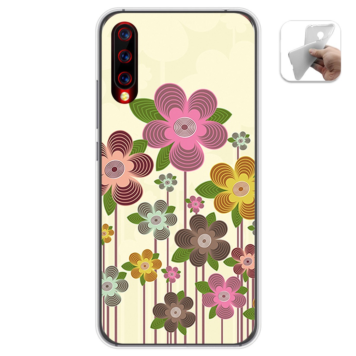Funda Gel Tpu para Umidigi X diseño Primavera En Flor Dibujos