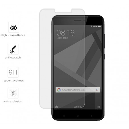 Protector Cristal Templado para Xiaomi Redmi 4X Vidrio