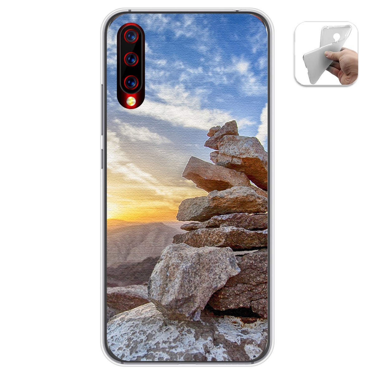 Funda Gel Tpu para Umidigi X diseño Sunset Dibujos