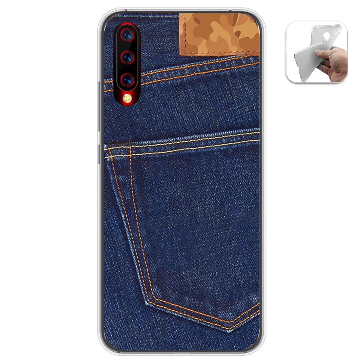 Funda Gel Tpu para Umidigi X diseño Vaquero Dibujos