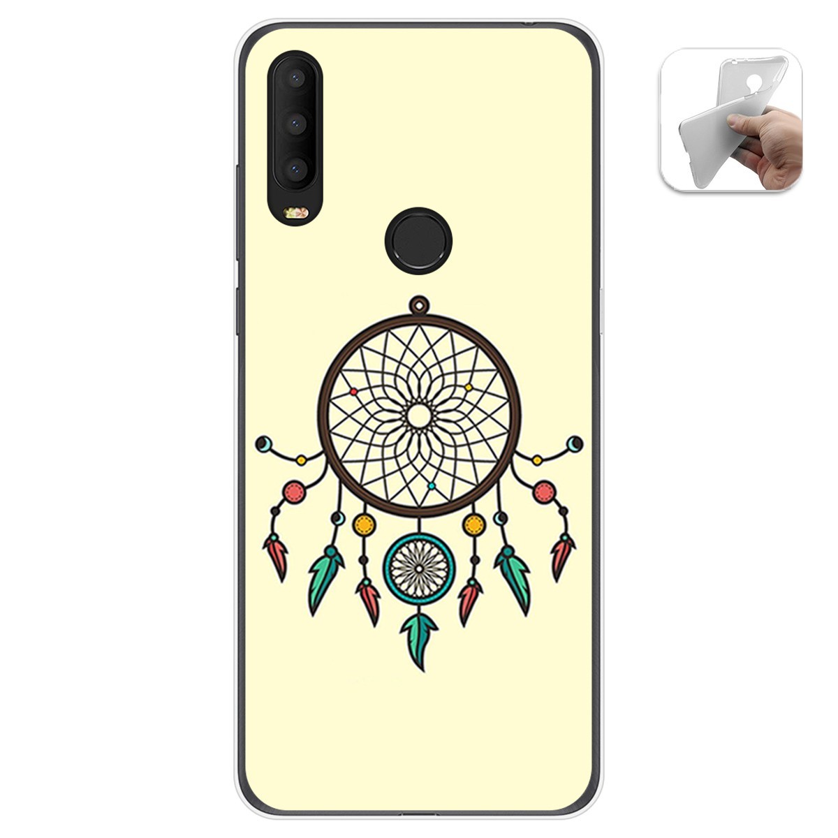 Funda Gel Tpu para Alcatel 3X 2020 diseño Atrapasueños Dibujos