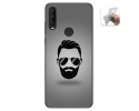 Funda Gel Tpu para Alcatel 3X 2020 diseño Barba Dibujos