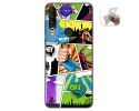 Funda Gel Tpu para Alcatel 3X 2020 diseño Comic Dibujos