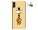 Funda Gel Tpu para Alcatel 3X 2020 diseño Jirafa Dibujos
