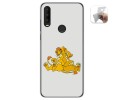 Funda Gel Tpu para Alcatel 3X 2020 diseño Leones Dibujos