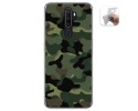 Funda Gel Tpu para Oppo A5 2020 diseño Camuflaje Dibujos