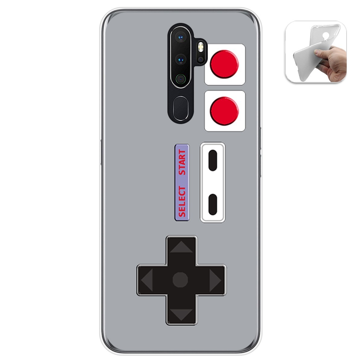 Funda Gel Tpu para Oppo A5 2020 diseño Consola Dibujos