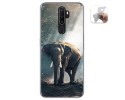 Funda Gel Tpu para Oppo A5 2020 diseño Elefante Dibujos