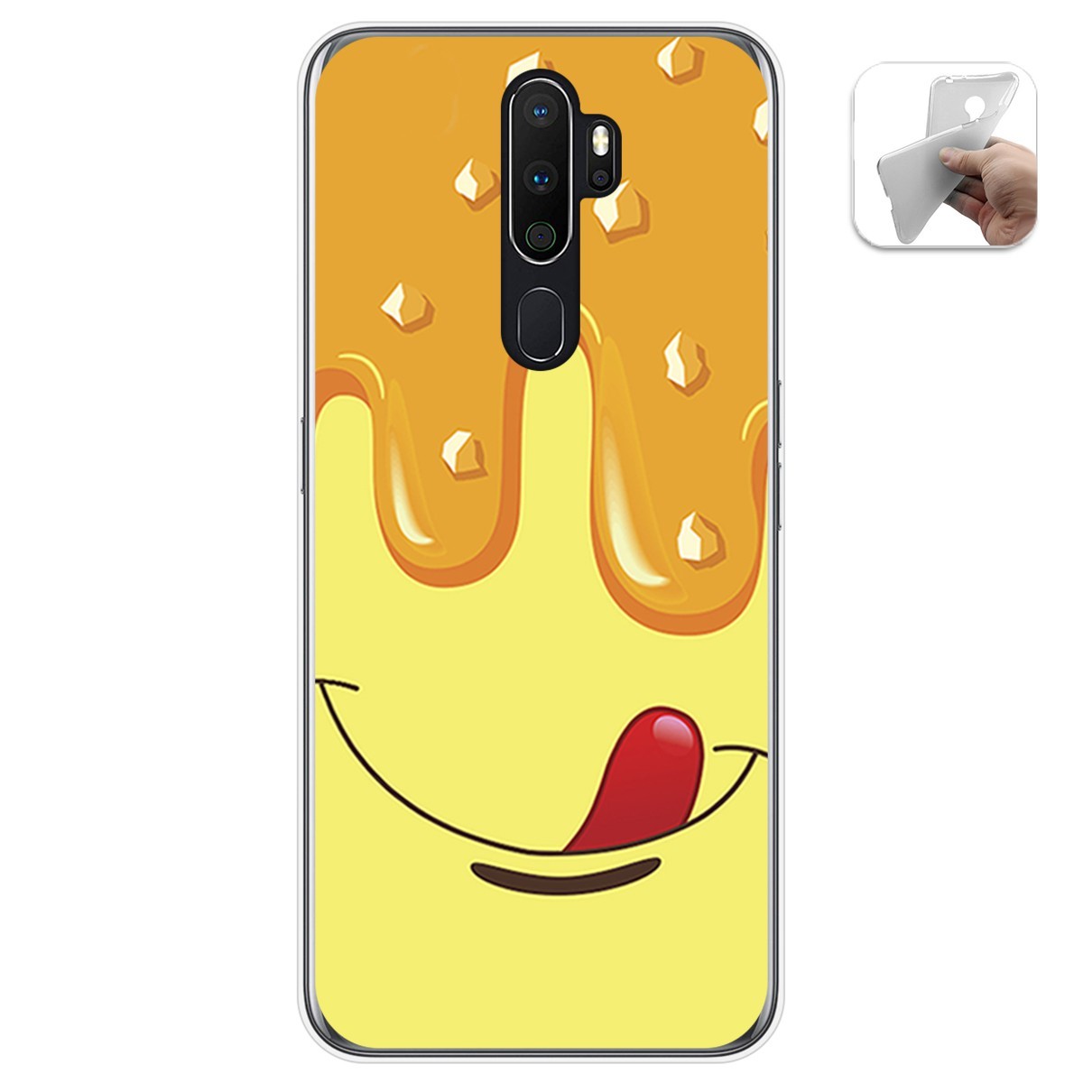Funda Gel Tpu para Oppo A5 2020 diseño Helado Vainilla Dibujos