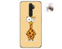 Funda Gel Tpu para Oppo A5 2020 diseño Jirafa Dibujos