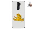 Funda Gel Tpu para Oppo A5 2020 diseño Leones Dibujos