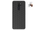 Funda Gel Tpu para Oppo A5 2020 diseño Metal Dibujos