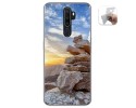 Funda Gel Tpu para Oppo A5 2020 diseño Sunset Dibujos