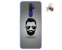 Funda Gel Tpu para Oppo A9 2020 diseño Barba Dibujos