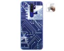 Funda Gel Tpu para Oppo A9 2020 diseño Circuito Dibujos