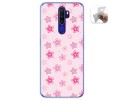 Funda Gel Tpu para Oppo A9 2020 diseño Flores Dibujos