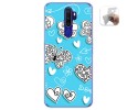 Funda Gel Tpu para Oppo A9 2020 diseño Mariposas Dibujos