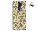 Funda Gel Tpu para Oppo A9 2020 diseño Sand Camuflaje Dibujos