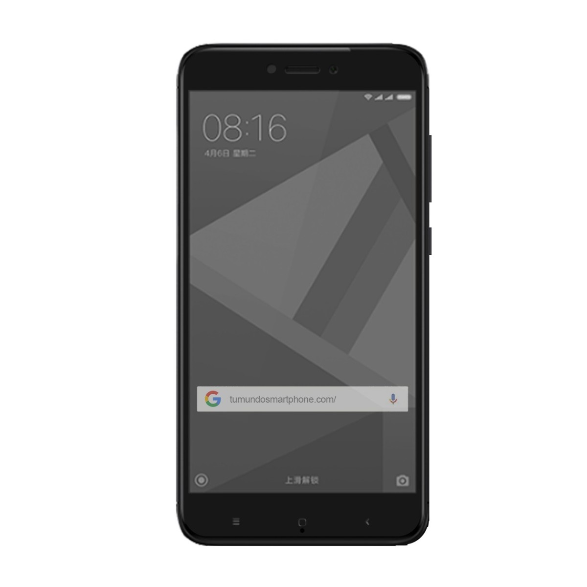 Protector Cristal Templado Frontal Completo Negro para Xiaomi Redmi 4X Vidrio