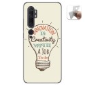 Funda Gel Tpu para Xiaomi Mi Note 10 diseño Creativity Dibujos