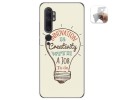 Funda Gel Tpu para Xiaomi Mi Note 10 diseño Creativity Dibujos
