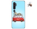 Funda Gel Tpu para Xiaomi Mi Note 10 diseño Furgoneta Dibujos
