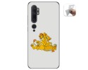 Funda Gel Tpu para Xiaomi Mi Note 10 diseño Leones Dibujos