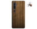 Funda Gel Tpu para Xiaomi Mi Note 10 diseño Madera Dibujos