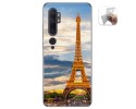 Funda Gel Tpu para Xiaomi Mi Note 10 diseño Paris Dibujos